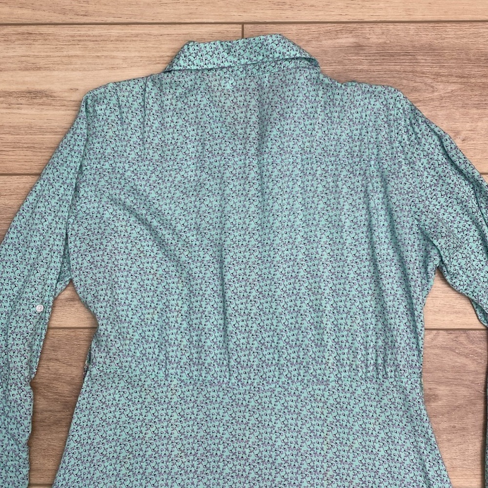 Sea Lustre Boho‎ Shirt Maxi Dress Coastal Cowgirl Coverup full Button - Picture 8 of 15